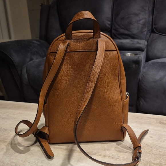 Kate Spade Tan Leather Backpack and Matching Wallet - Picture 2 of 5